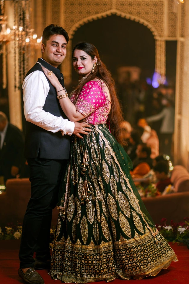Illustrative image of an Indian couple